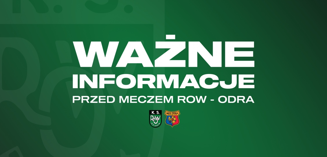 Ważne informacje przed derbami