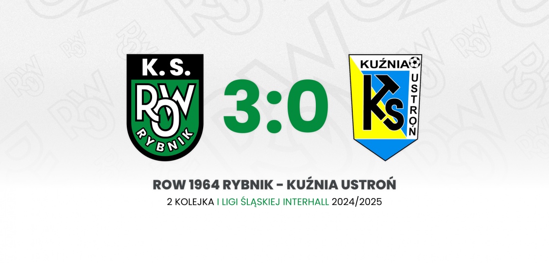 ROW 1964 Rybnik - Kuźnia Ustroń 3:0 (1:0)