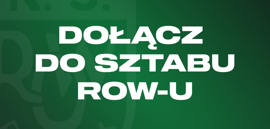 Dołącz do sztabu trenerskiego ROW-u!