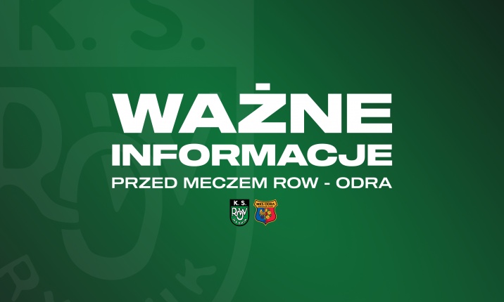 Ważne informacje przed derbami