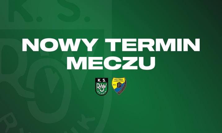 Nowy termin meczu z Polonią