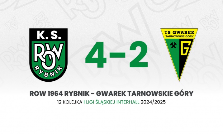 ROW 1964 Rybnik – Gwarek Tarnowskie Góry 4:2 (1:1)