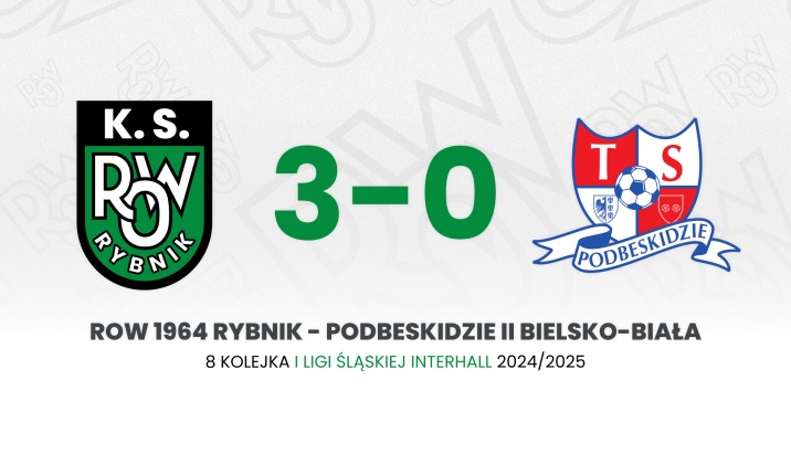 ROW 1964 Rybnik - Podbeskidzie II Bielsko-Biała 3:0 (2:0)