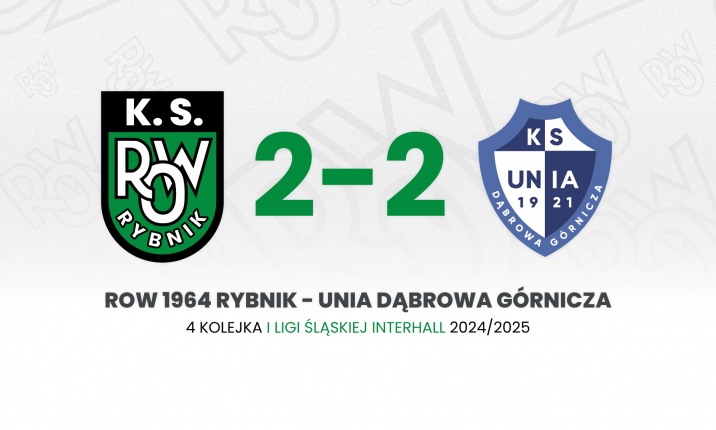 ROW 1964 Rybnik – Unia Dąbrowa Górnicza 2:2 (0:2) - Podsumowanie meczu